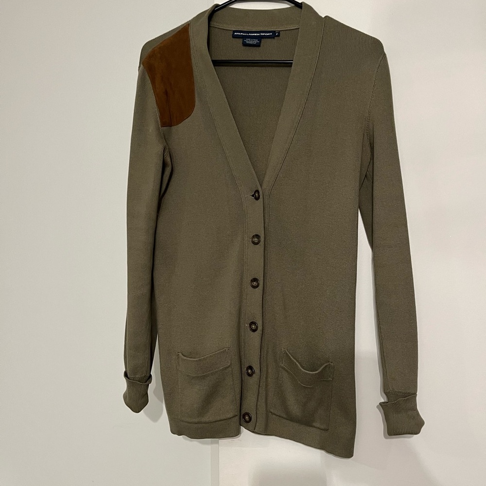 Ralph Lauren Sport Green Cardigan